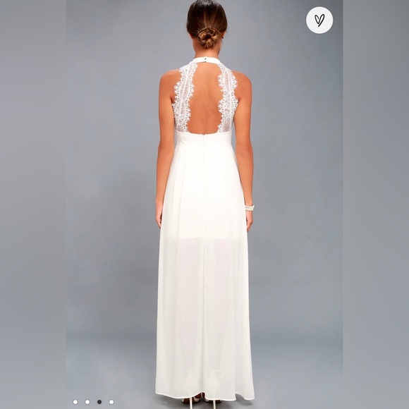 Lulus white maxi dress - Picture 3 of 5